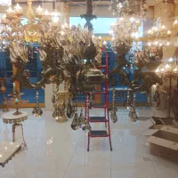 لوستر رز|لوستر و چراغ آویز|تبریز, |دیوار