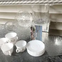 فروش تعدادی ظرف شیشه وبلور|ظروف سرو و پذیرایی|قهدریجان, |دیوار