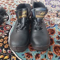 کفش کار چرم طبیعی پنجه آهنی