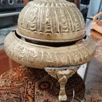قندان قلم زنی مدل هخامنشی عتیقه