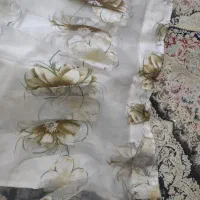پرده حریر اتاق خواب نونو