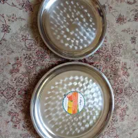 دو عدد سینی استیل مارک Unique