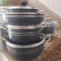 سرویس قابلمه ۱۴ پارچه گرانیت نو