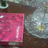 میوه یا شیرینی خوری کریستان دوطبقه