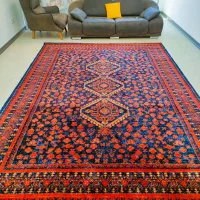 فرش ۹ متری فرهی کاشان ۷۰۰شانه طرح قشقایی