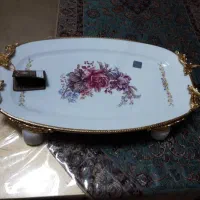 سینی شیرینی خوری پایه دار