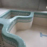 کاشیکاری استخر وجکوزی وسونا