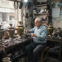 سماور زغالی