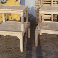 کرسی چوبی دوکانه سفارشی ابعاد 90 در 90 سانت مربع|بخاری، هیتر، شومینه|تهران, شهرک ولیعصر جنوبی|دیوار