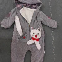 کاپشن سرهمی نوزاد مخمل