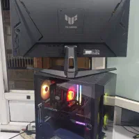 کیس گیمنیگ نسل ۱۴ گرافیک RTX 4070 با مانیتور tuf