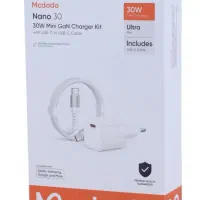 شارژر دیواری 30 وات مک دودو CH3A PD + کابل تایپ سی