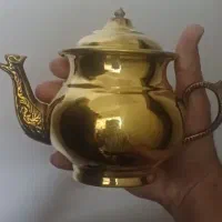 قوری برنجی قدیمی و سنگین