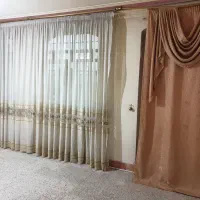 پرده چهار متری سراسری برای هال و پذیرایی