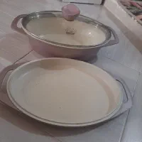 تابه ۲عددی چدن خارجی|ظروف پخت‌وپز|گلبهار, شهر جدید گلبهار|دیوار