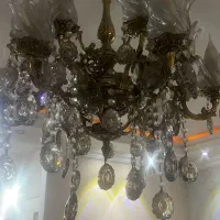 سماور و لوستر برنزی