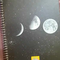 دفتر با طرح ماه|لوازم التحریر|بروجن, |دیوار