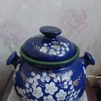 دیزی سفالی یا قابلمه سفالی لعابدار