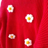 بافت عروسکی زیبا و طرح های گل ، توت فرنگی،گیلاسی