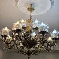 دو عدد لوستر برنج|لوستر و چراغ آویز|تهران, حافظیه|دیوار