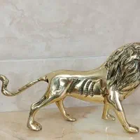 مجسمه دو عدد شیر برنچی اصل