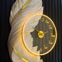 ساعت پر چراغ دار