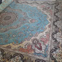 فرش ۱۲ متری فیروزه ای