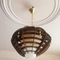 لوستر چوبی