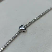 دستبند تنیسی نقره / اقساط ۳ماهه / روز زن|جواهرات|یزد, |دیوار