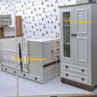 سرویس خواب کودک ونوجوان دومنظوره سیسمونی پاندا|تخت و سرویس خواب|اهواز, نادری|دیوار