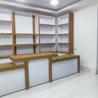 دکور کامل ام دی اف|کتابخانه، شلف، قفسههای دیواری|زهک, |دیوار