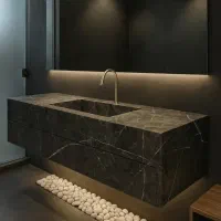 روشویی و صفحه کابینت از ساخت و طراحی تا نصب در محل|لوازم سرویس بهداشتی|طرقبه, |دیوار