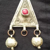 گوشواره نقره ۲۴گرمه قدیمیه چند تاسکه قدیمی|کلکسیون اشیاء عتیقه|سنندج, |دیوار