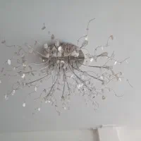 لوستر کنترل دار به همراه دو عدد دیوار کوب|لوستر و چراغ آویز|تهران, گیشا|دیوار