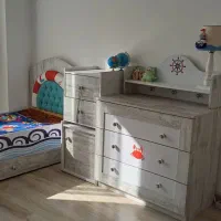 سرویس خواب کامل نوزادی طرح کاپیتان برند آپادانا|تخت و صندلی بچه|ارومیه, |دیوار