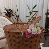 سبد مسافرتی دست بافت|صنایع دستی و سایر لوازم تزئینی|تهران, پاسداران|دیوار