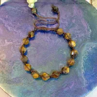 دستبند سنگ چشم ببر درجه یک