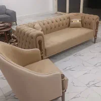 مبل ماراش،چوب گردو،انصارکالا،پارچه فوستو،دیاموند|مبلمان خانگی و میز عسلی|یاسوج, |دیوار