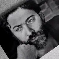 نقاشی سیاه قلم|تابلو، نقاشی، عکس|بجنورد, |دیوار