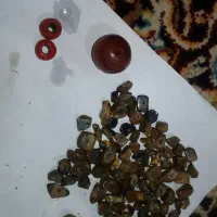 سنگ زمین گردی چشم ببری مهره یمن دومرجان|کلکسیون اشیاء عتیقه|زابل, |دیوار