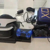 ps4 slime پی اس فور اسلیم همراه با vr پلی‌استیشن|کنسول، بازی ویدئویی و آنلاین|شیراز, هفت تنان|دیوار