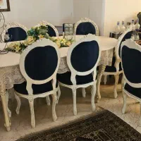 ست کامل مبل کلاسیک و ناهار خوری چوبی