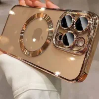 قاب گوشی آیفون۱۳ پرومکس ،رنگ گلد