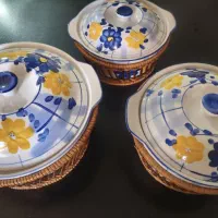 ۳ سایز قابلمه گل پنبه