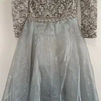 پیراهن مجلسی سنگ دوزی شده|لباس|بروجن, |دیوار