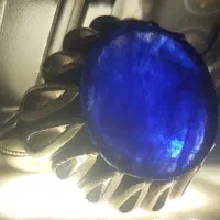 انگشتریاقوت کبودبرمه یاقوت سرخ  زبرجداصل پاکستان