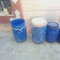 بشکه پلاستیکی‌۲۲۰لیتری‌و۱۶۰و۶۰‌لیتری‌|مصالح و تجهیزات ساختمان|درمیان, |دیوار