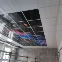 نصب تایل سقف کاذب پانل پی وی سی