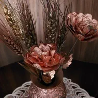 گلهای مس و لیوان مس