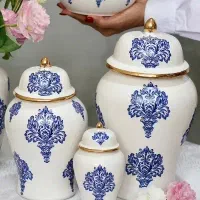 دکوری منزل تولیدی جینجرجار بانکه ظروف پذیرایی